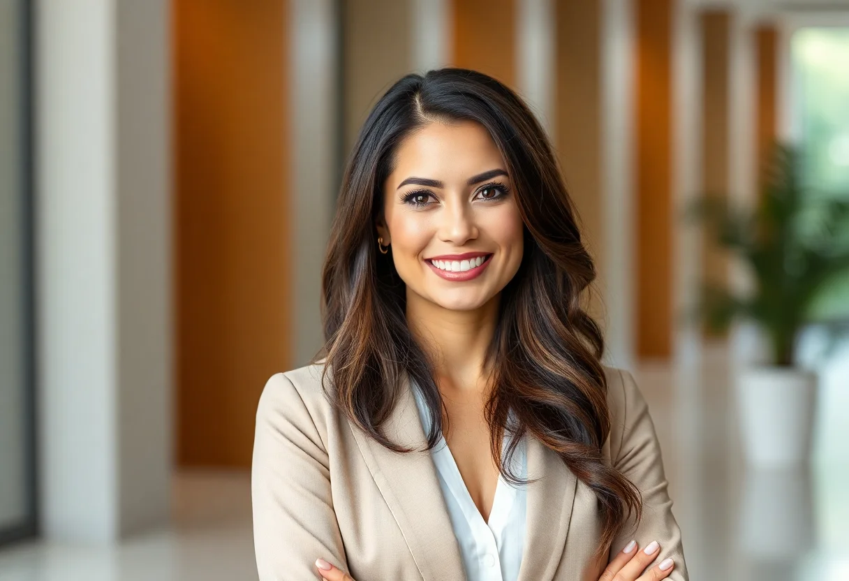 Portrait of a professional female investment strategist.
